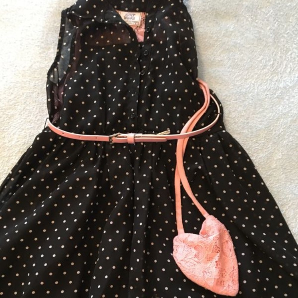 KnitWorks Girls party dress with lace back